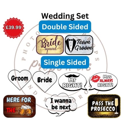 Wedding PVC Sign Pack