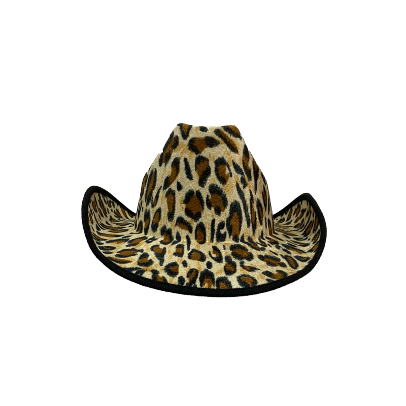 Adult Leopard Print Cowboy Hat