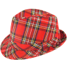 Adult Tartan Trilby Hat