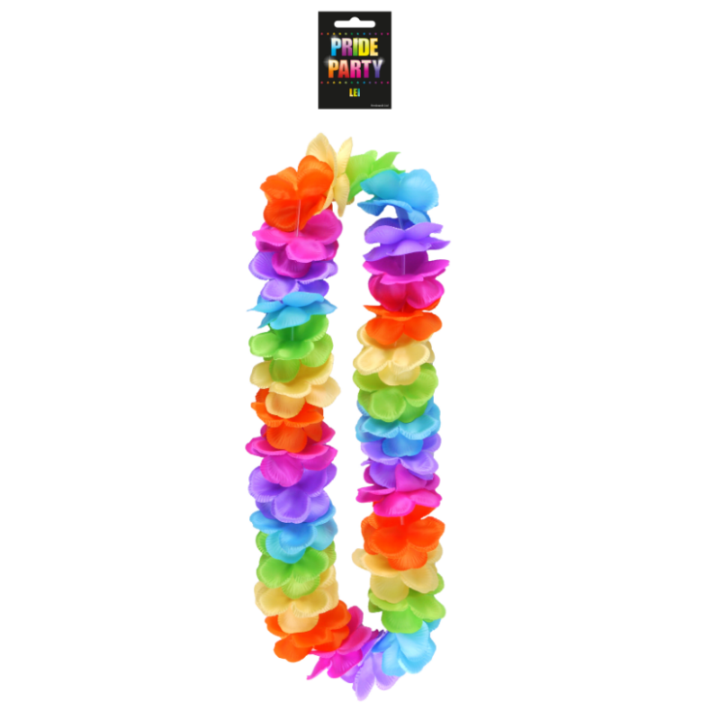 Rainbow Pride Lei Hula Garland