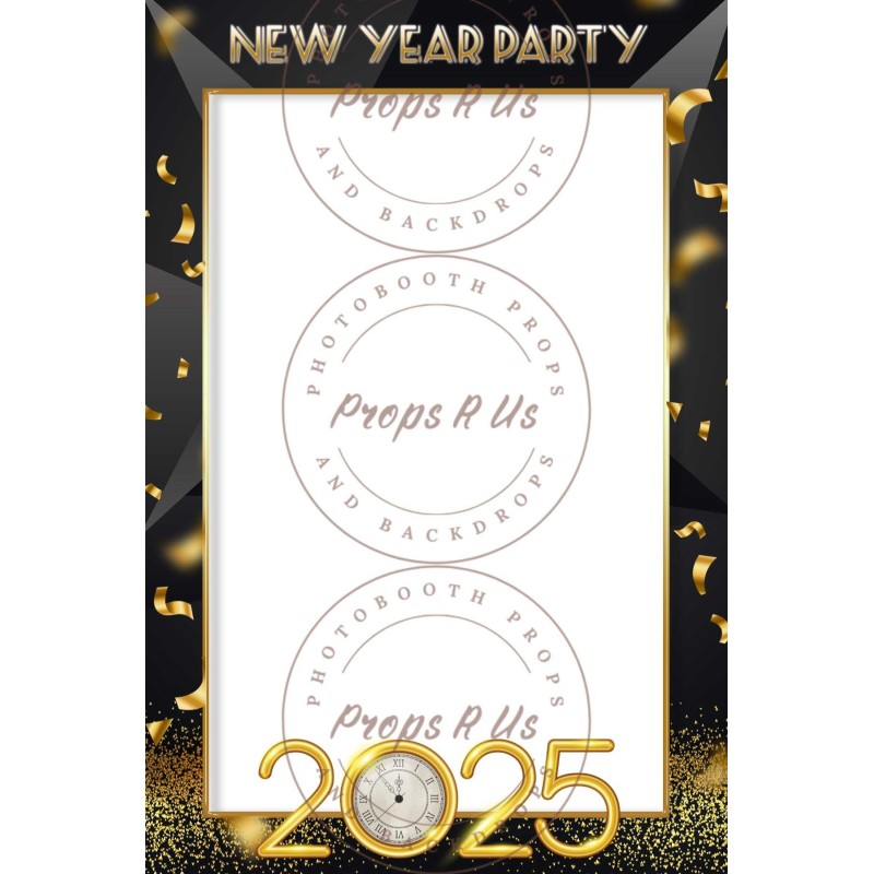 New Year Party Template 1200 x 1800px