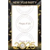 New Year Party Template 1200 x 1800px