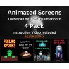 Halloween Animated Screens - Can be used in Lumabooth