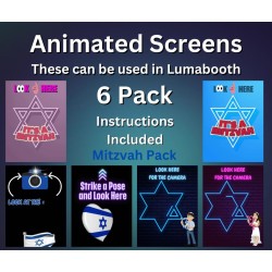 Mitzvah Animation Pack - Can be used in Lumabooth