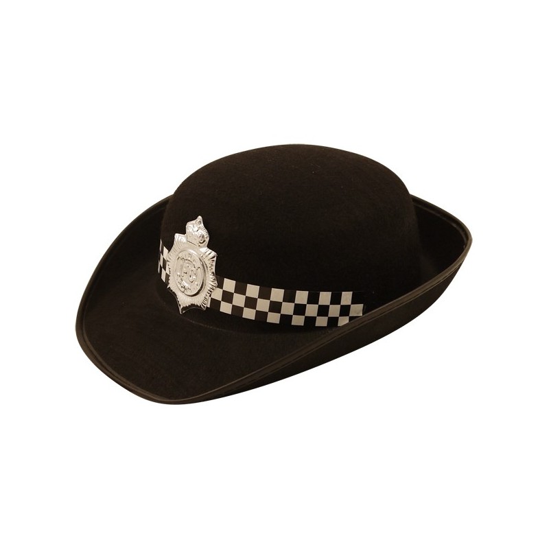 Adult Police Black Felt Hat